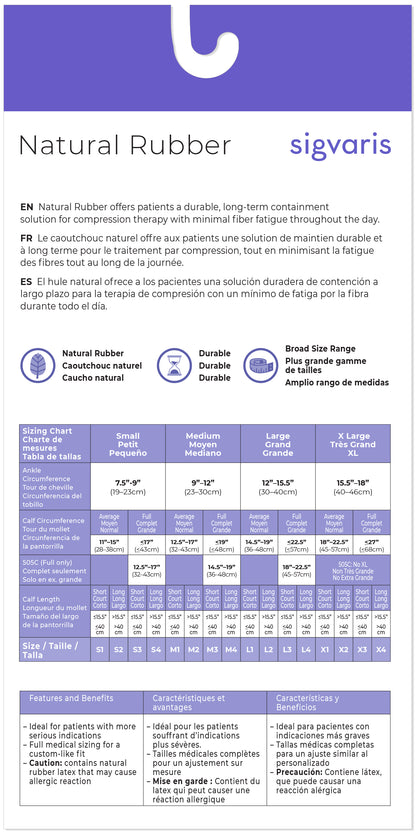 Women's Natural Rubber Calf Open-Toe