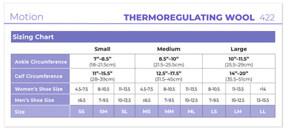 Women's Motion Thermoregulating Wool Calf