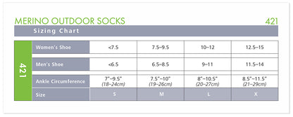 Men's Merino Outdoor Socks Calf