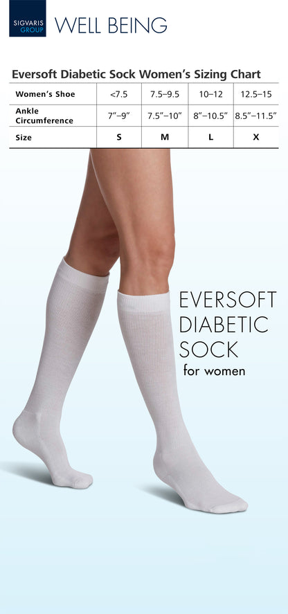 Women's Eversoft Diabetic Sock Calf