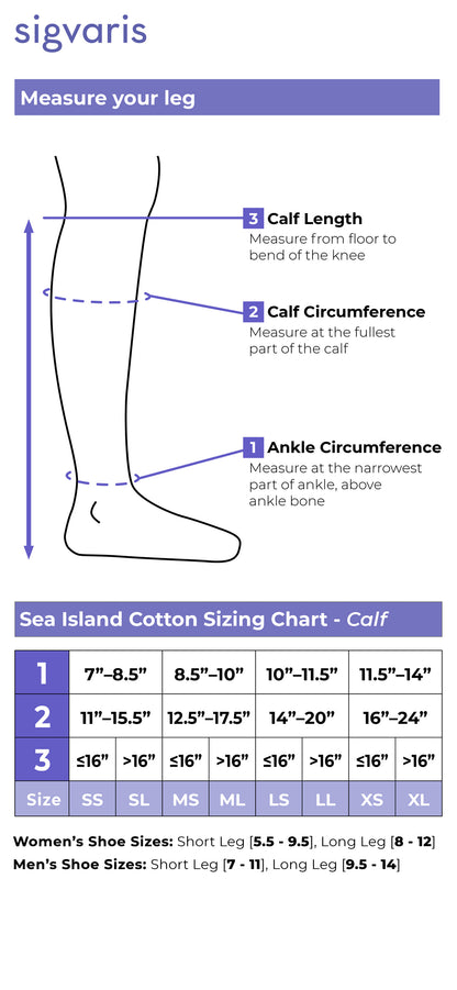 Estilo masculino Sea Island Cotton Calf