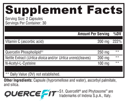 Quercetin 20× Plus 60 Capsules