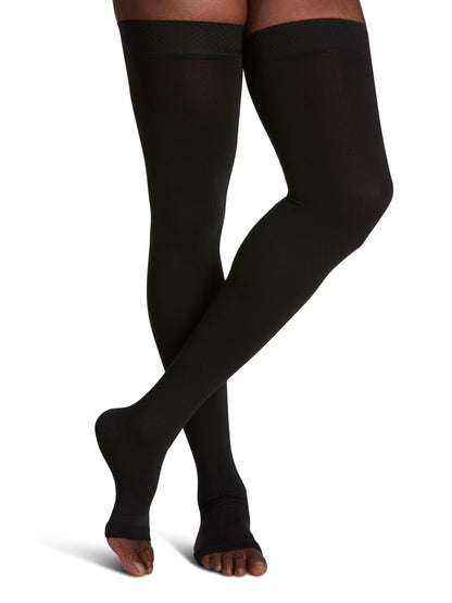 Women's Secure Thigh-High Open-Toe