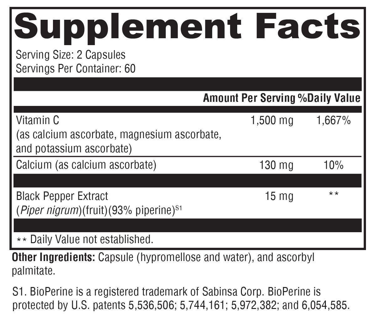 Xcellent C™ 120 Capsules