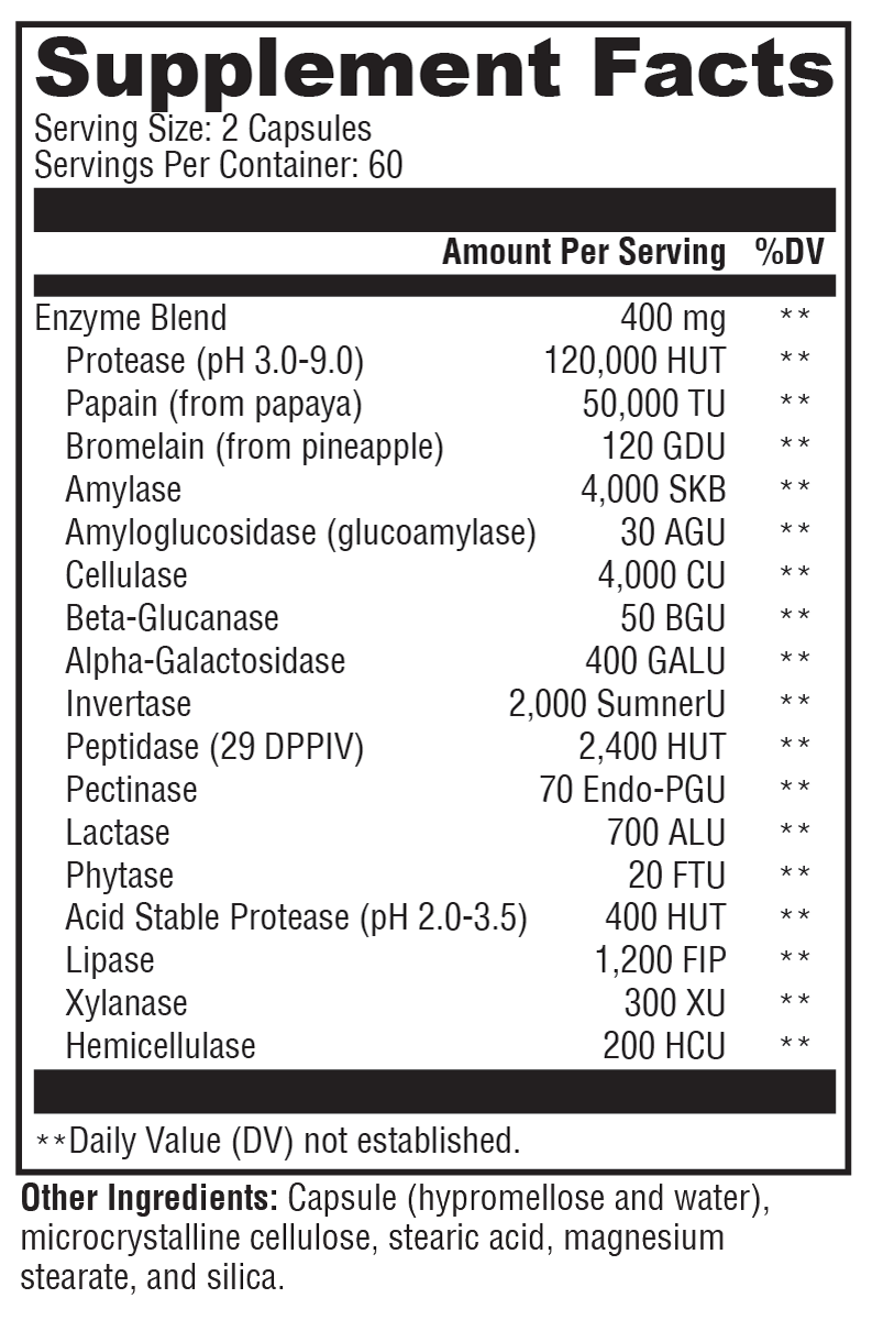 XymoZyme® 120 Capsules