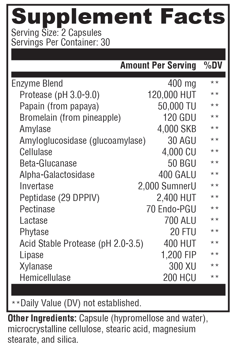 XymoZyme® 60 Capsules