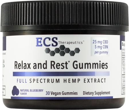 ECS Relax & Rest Gummies