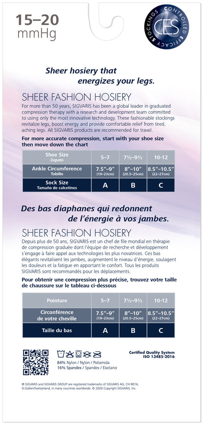 Women's Sheer Fashion Calf