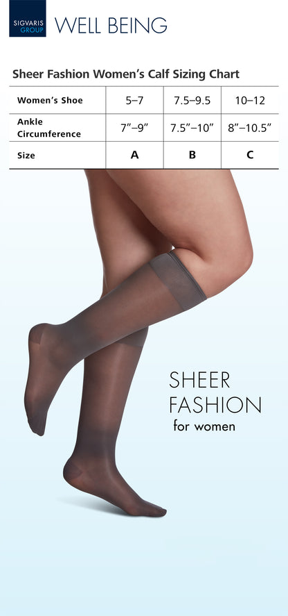 Women's Sheer Fashion Calf