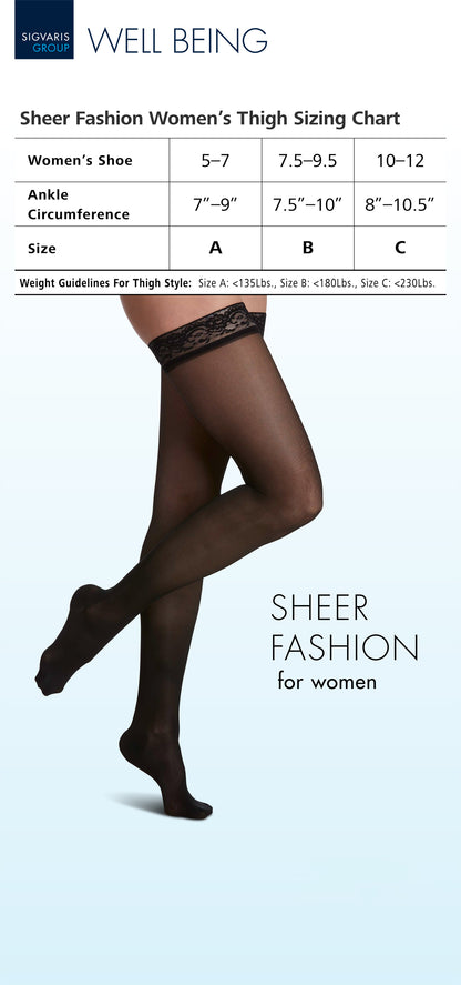 Women's Sheer Fashion Thigh-High