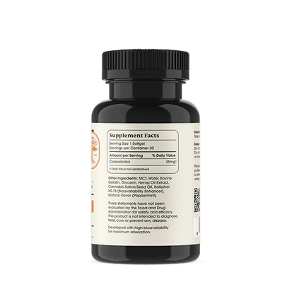 25mg CBD Full-Spectrum Softgels