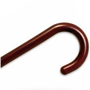 TOURIST HANDLE WOOD CANE - ROSEWOOD STAIN