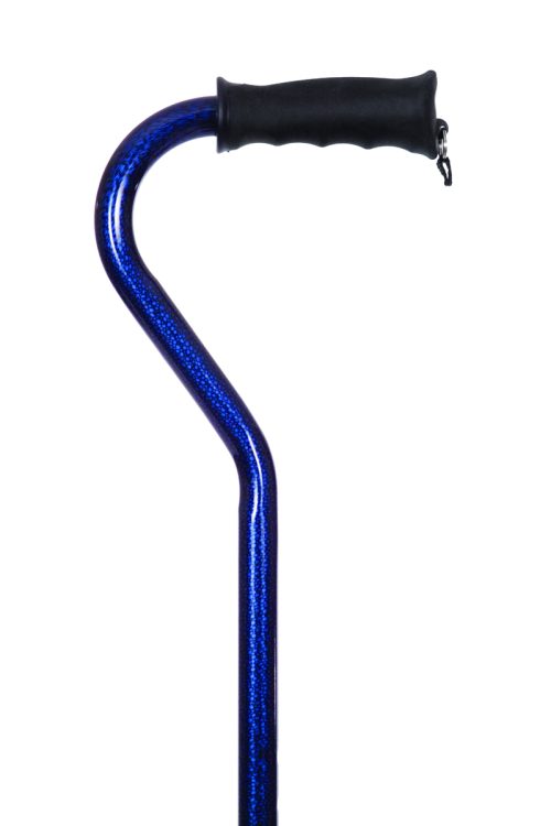 GENTLE TOUCH OFFSET CANE IN DANUBE BLUE