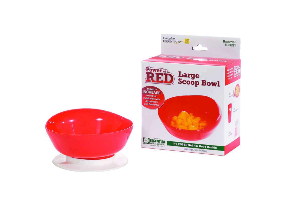 POWER OF RED LARGE SCOOP BOWL