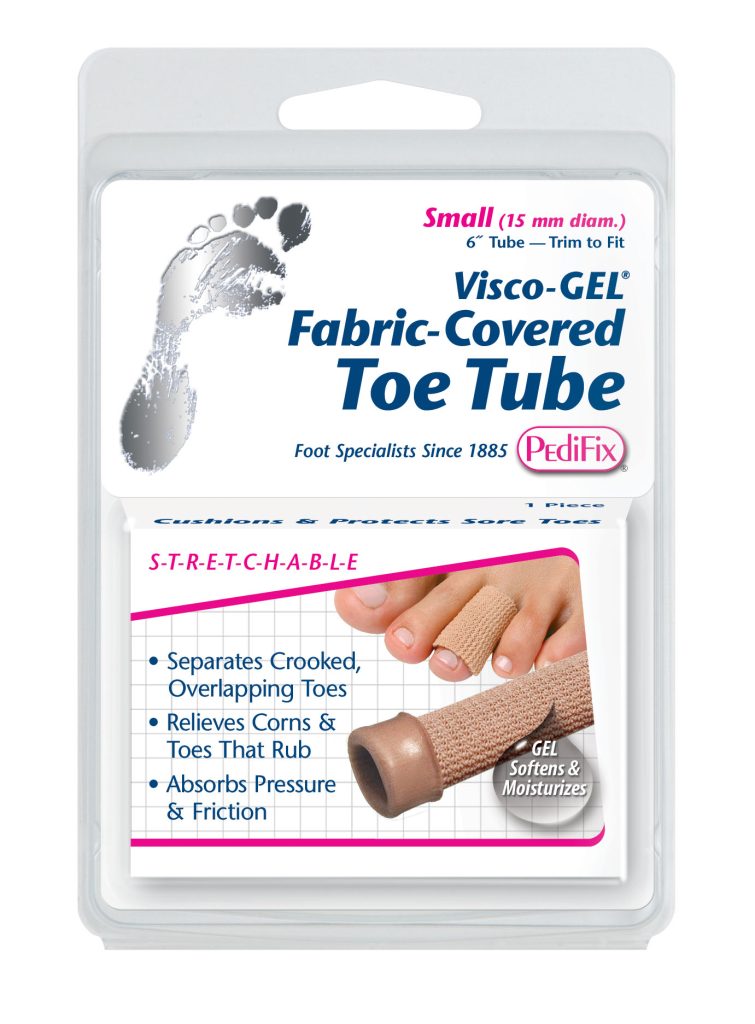 fabric covered toe tube